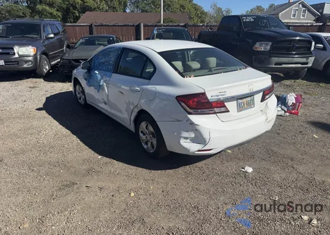 2013 Honda Civic Lx z USA, uszkodzony, nr VIN 19XFB2F59DE061542